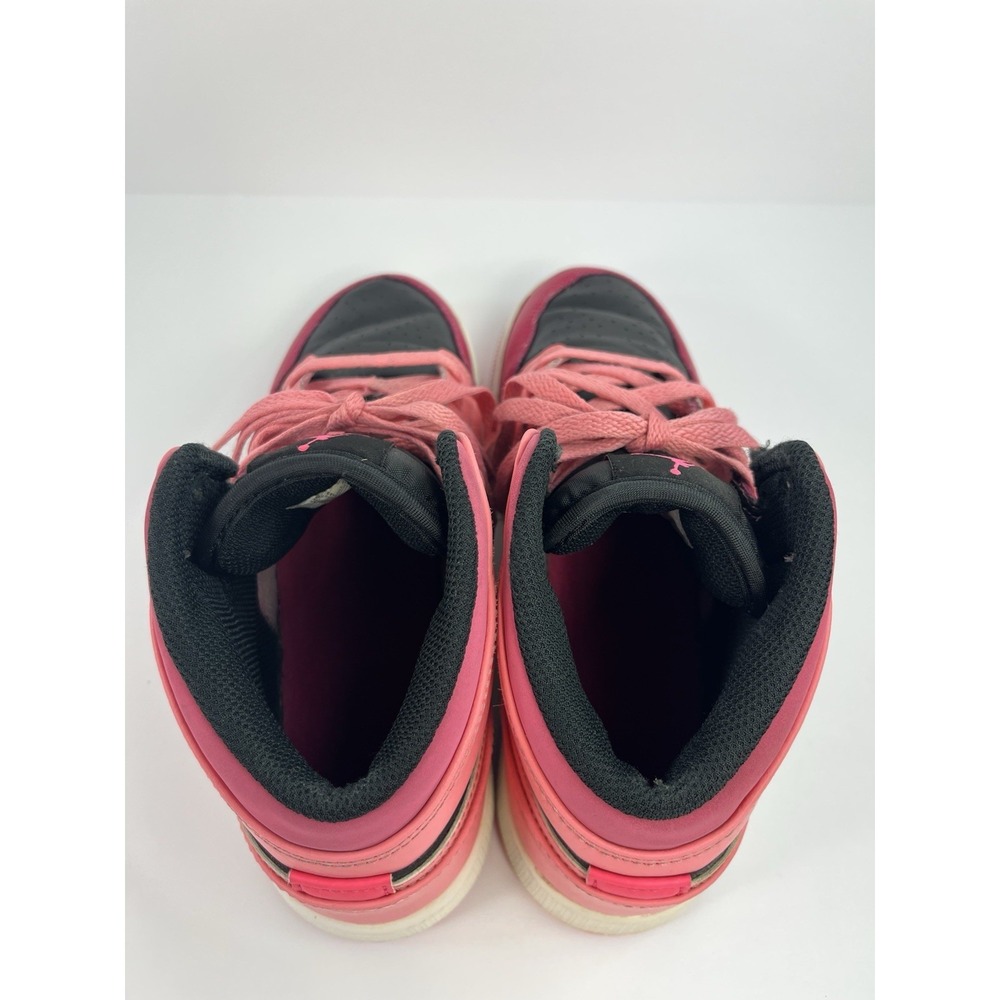 Nike Air Jordan 1 Mid GS (554725-662) Coral Chalk Youth Size 6Y Women's Size 8 - Picture 6 of 8